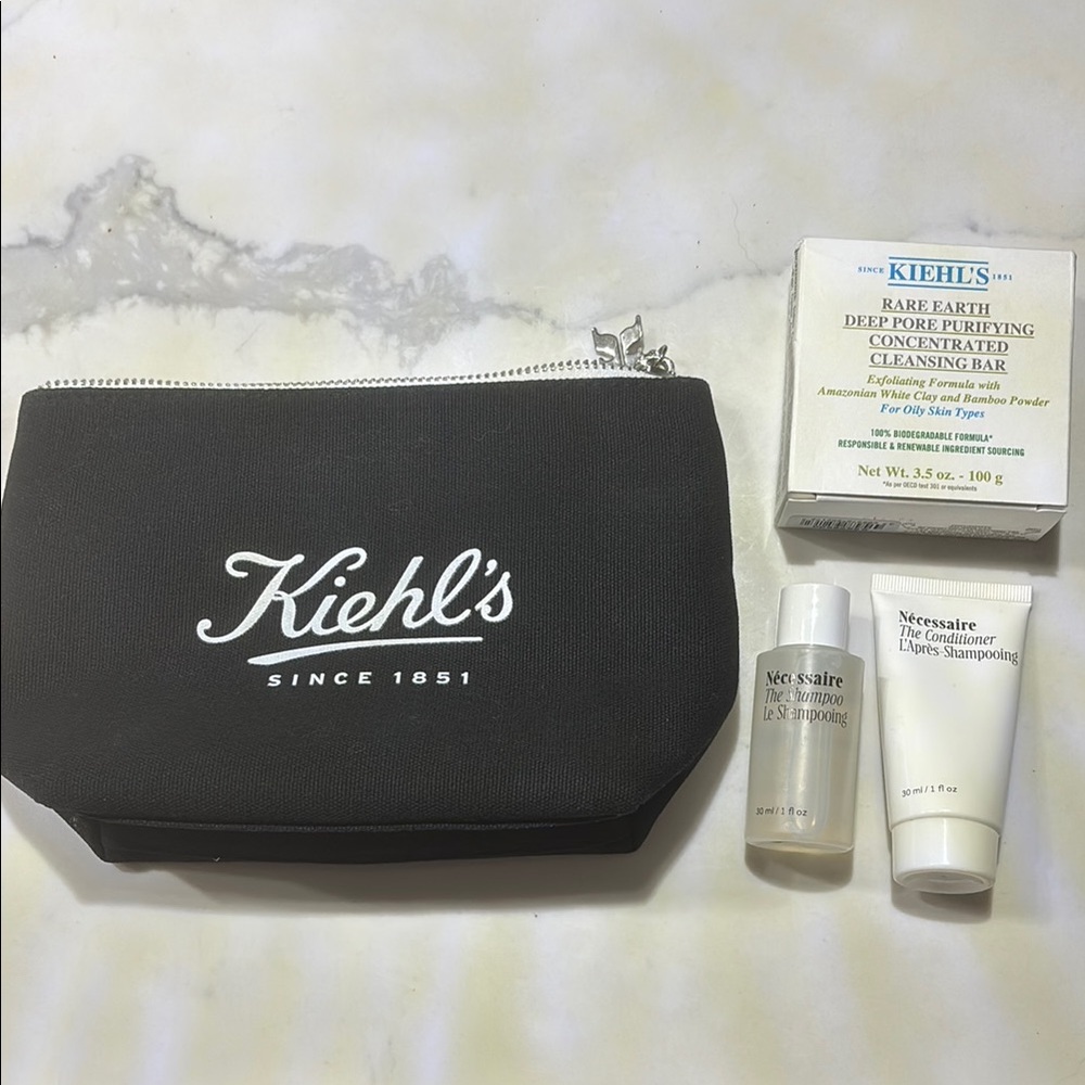 Men’s Kiehl’s & Necessaire 4 piece set